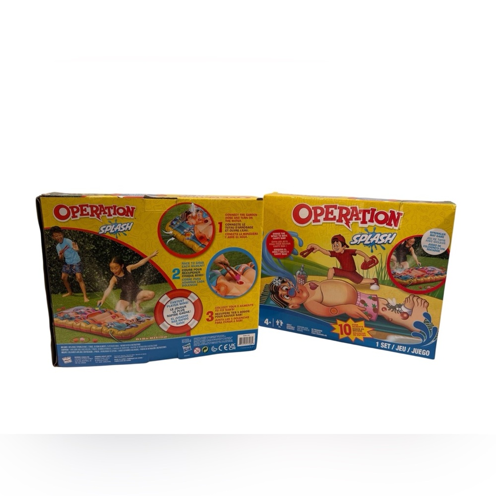 NEW Hasbro Operation Splash Game Bundle ~ Ages 4 and Up